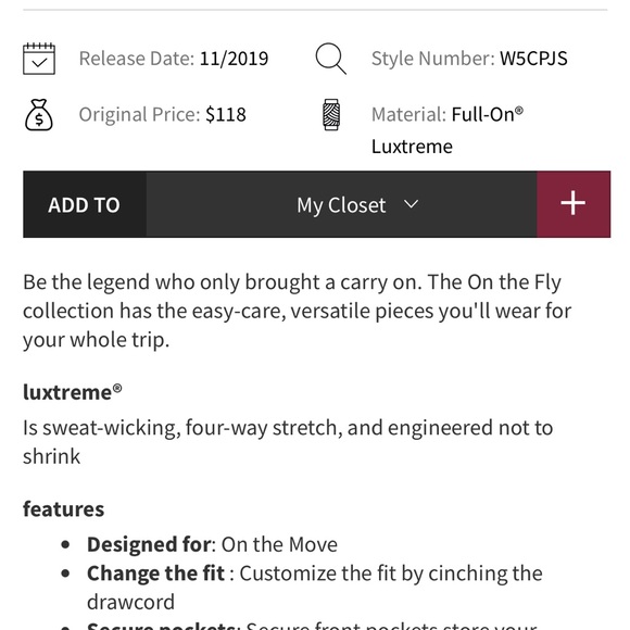 Lululemon on the fly jogger luxtreme sz 8. Worn few times, like new , true navy - Picture 2 of 5